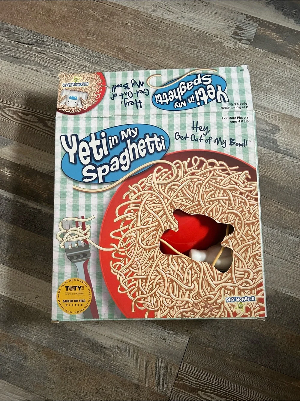 Yeti in My Spaghetti Family Game – Red Bowl by PlayMonster